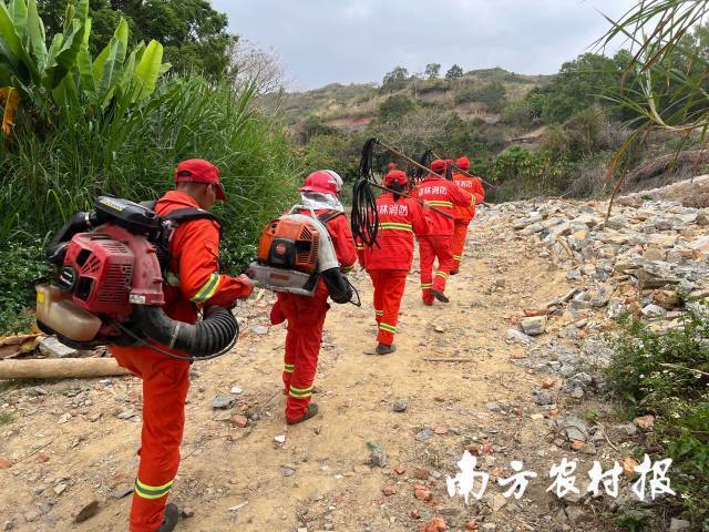 森林防火巡护。