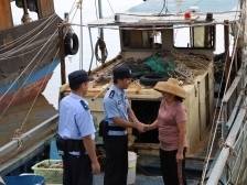 海滨古城新“枫”景！江门台山广海派出所“定波三锚”护平安