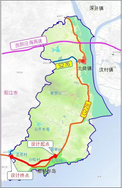 完成立项，江门台山这个国道改建工程进入实施阶段