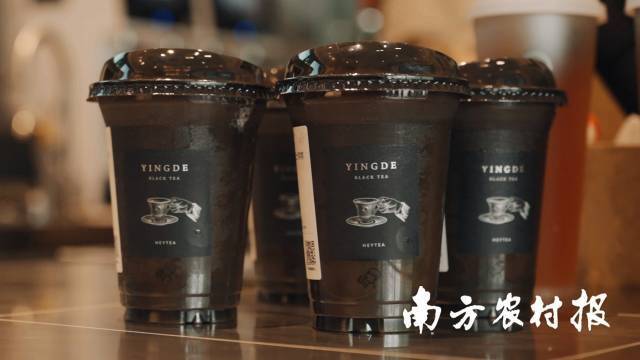 喜茶英德红茶新品上新首日爆单
