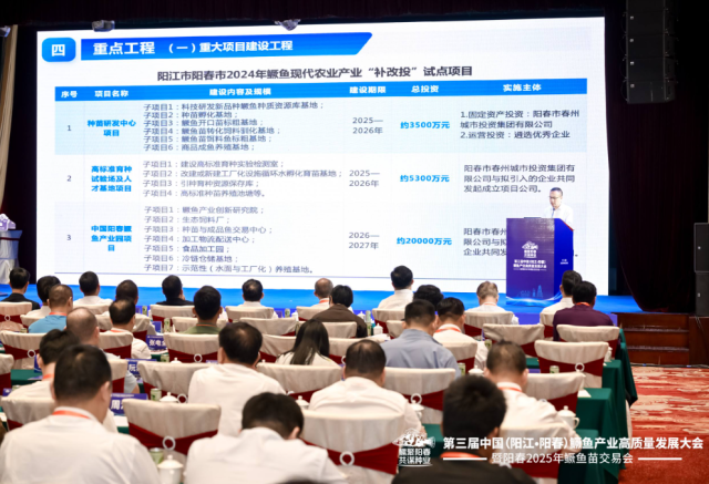 活动现场发布了阳春鳜鱼产业百亿集群三年行动方案。