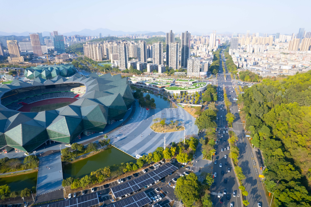 龙岗大运片区3.5万㎡“绿色升级”迎十五运