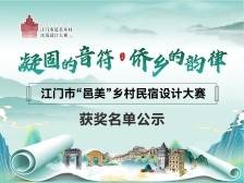 江门市“邑美”乡村民宿设计大赛评审结果公示