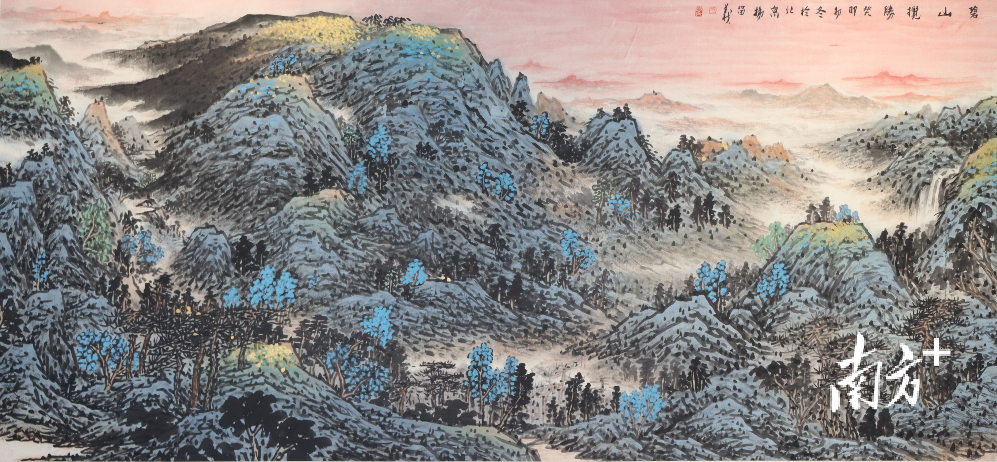 “山海之城”觀山水！中國(guó)城市山水畫派開創(chuàng)者楊留義作品亮相汕尾