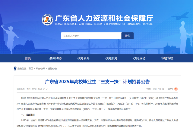 公告页面