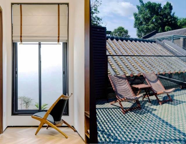 改造后的室内室外部分场景。