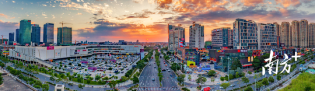 佛山大沥现代城市风貌。　　