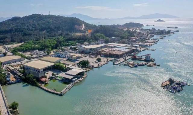 万佳水产航拍图。