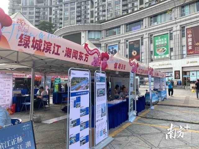 区内多家知名房企参展，引发市民关注。