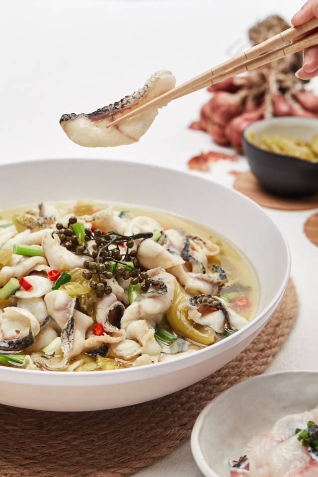 大成食品酸菜鱼。