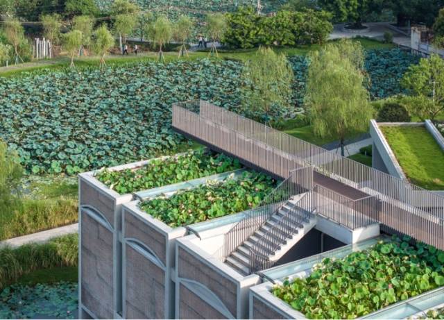 春阳台是塱头乡村振兴项目新建的标志性艺术文化中心。
