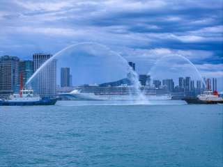 爱达·地中海号邮轮深圳首航,大湾区邮轮经济又迎新浪潮