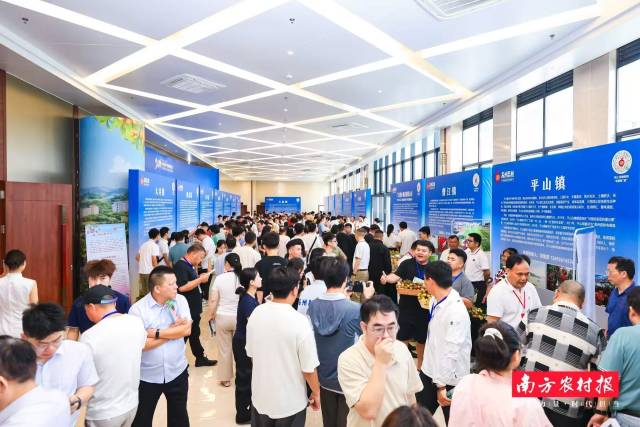 展位区热闹非凡，采购商与当地企业政府代表交流火热。