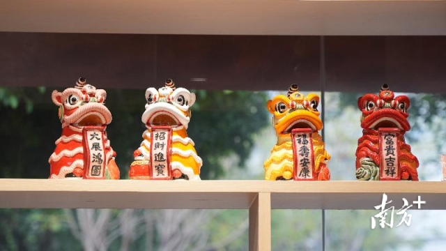 非遗醒狮文创展示