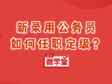 体制内新人入职，职级与级别怎么定？