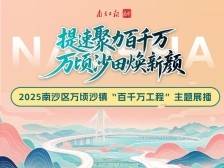 万顷沙田焕新颜——2025年南沙区万顷沙镇“百千万工程”主题展播