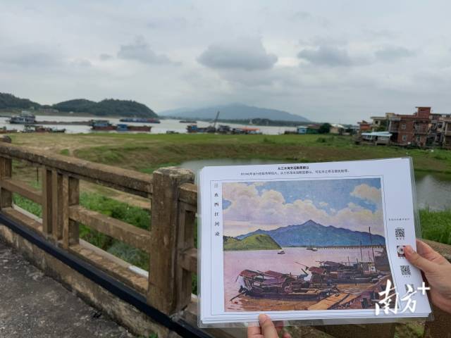 从百年海关远眺昆都山的“古今同框”。吴碧霞 摄 从百年海关远眺昆都山的“古今同框”。吴碧霞 摄