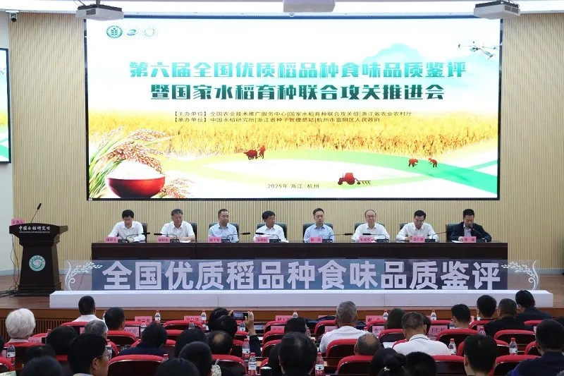 第六届全国优质稻品种食味品质鉴评现场