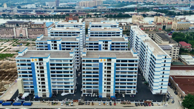 中山古镇镇海洲嘉隆科技园一期项目改造后。