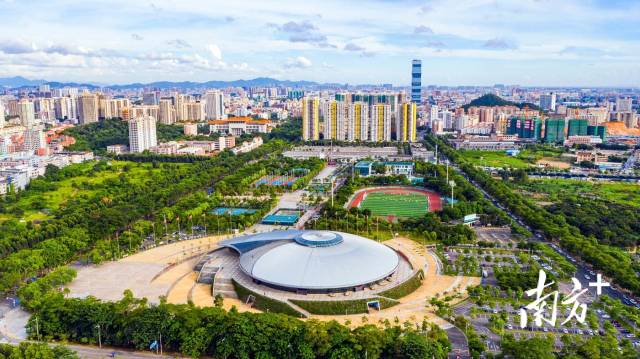 东莞长安镇镇中心。南方+记者 孙俊杰 摄 东莞长安镇镇中心。南方+记者 孙俊杰 摄