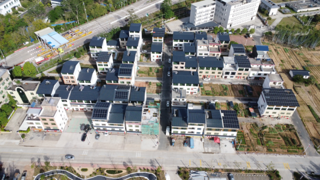 东源县义合镇曲滩村风貌整体提升后。