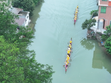 黑臭河涌变生态河经济河，中山板芙广福村重现龙舟赛