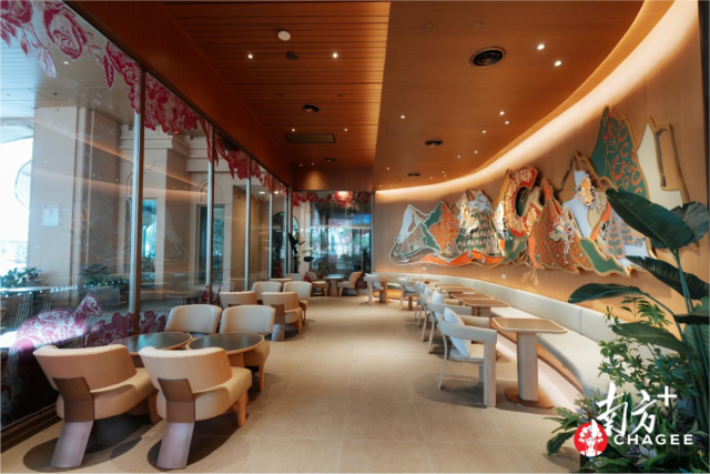 霸王茶姬马来西亚全新旗舰空间。