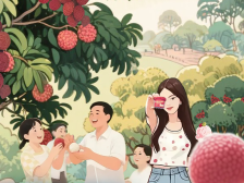 广东荔枝的“神奇口袋” | AI画时景