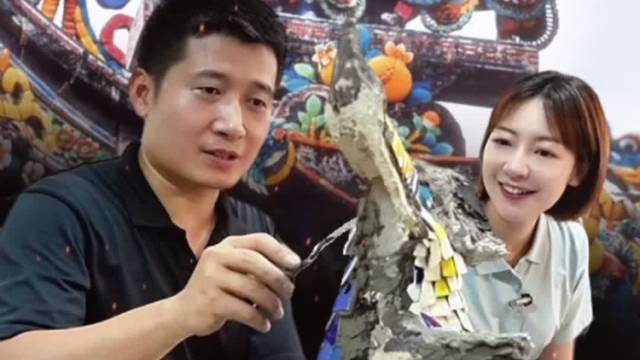 “魔法”嵌瓷点靓乡村