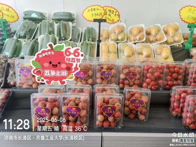荔枝和“6·6給‘荔’節(jié)”走進(jìn)濟(jì)南市長清區(qū)·齊魯工業(yè)大學(xué)