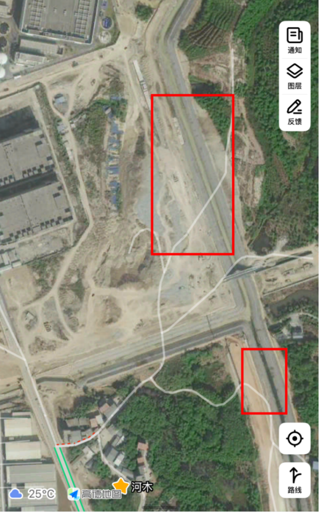 涉及违建的大概区域。