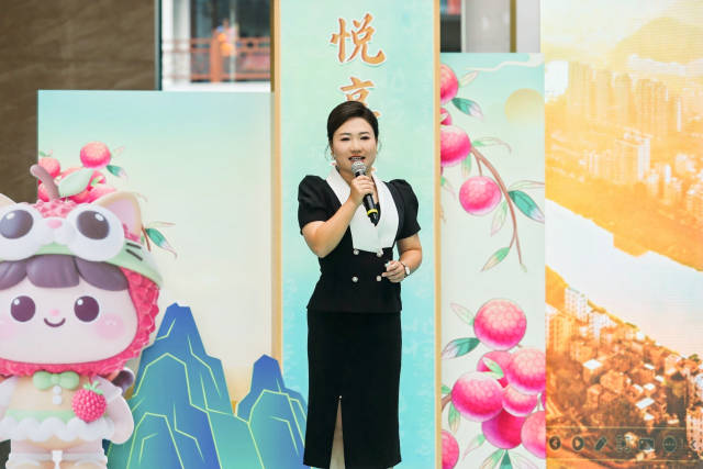 高州市文旅推介代表张沛雯。