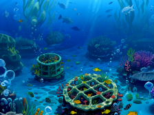 海，湛江喊你“礁”个朋友 | AI画时景