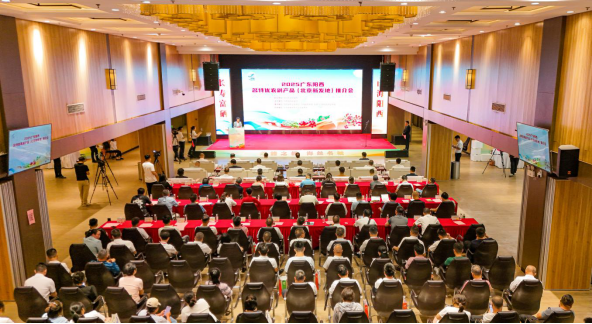 2025广东阳西名特优农副产品（北京新发地）推介会现场。  受访者供图