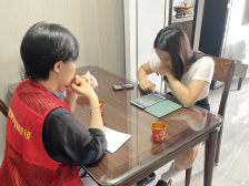 台风天“健康敲门”！黄花岗街永福社区坚守入户调查