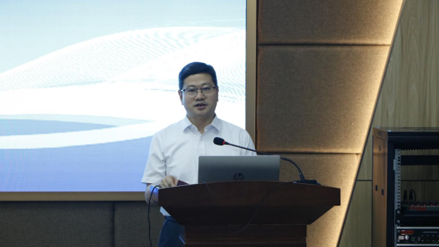 广东科贸职业学院校长王海林致辞。