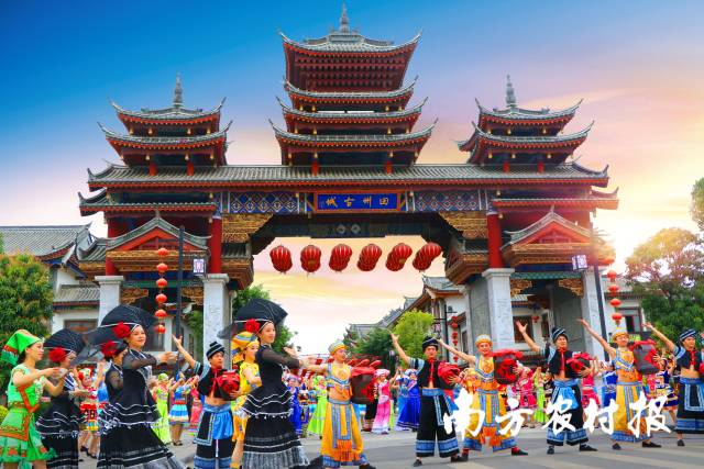 国家AAAA级旅游景区田州古城。 国家AAAA级旅游景区田州古城。