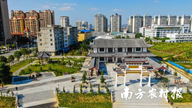 瓦氏夫人文化公園全景圖。