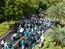 绿道骑行遇上荔枝红，珠海高新区开展绿美生态主题活动