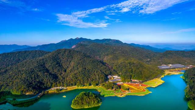 石门国家森林公园航拍图