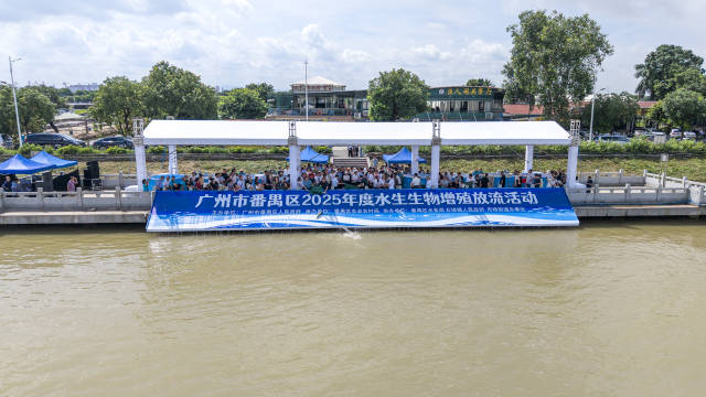 番禺区2025年度水生生物增殖放流主会场活动