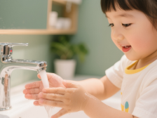 儿童日常洗手学问多，正确步骤来解锁