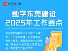 一图读懂｜2025年数字东莞建设工作要点