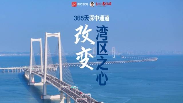 南方+视频丨365天，深中通道改变“湾区之心”