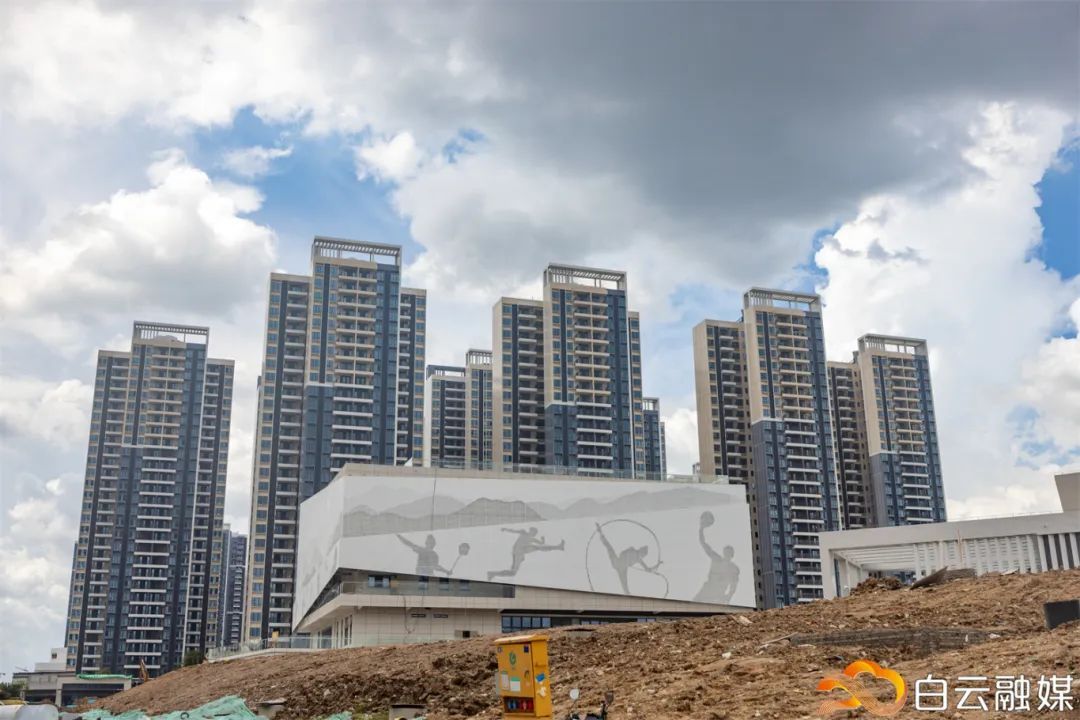 ▲安置小区还规划了健身区域，满足群众健身休闲需求。