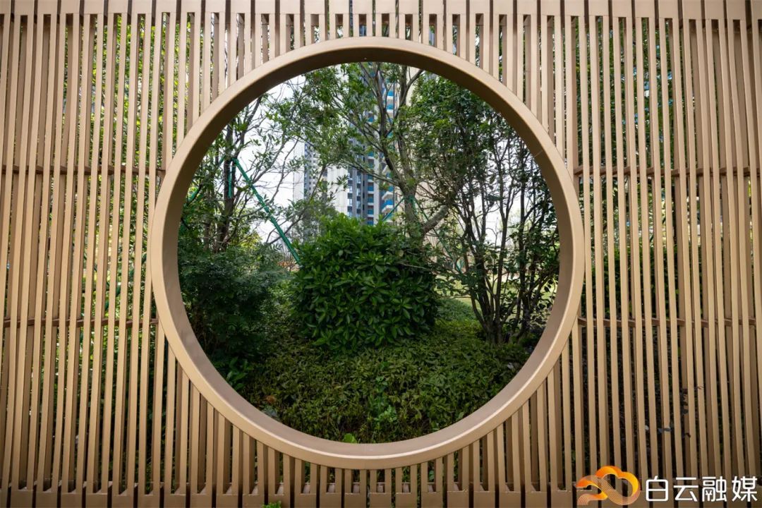 ▲安置小区的园林绿化工作持续推进中。