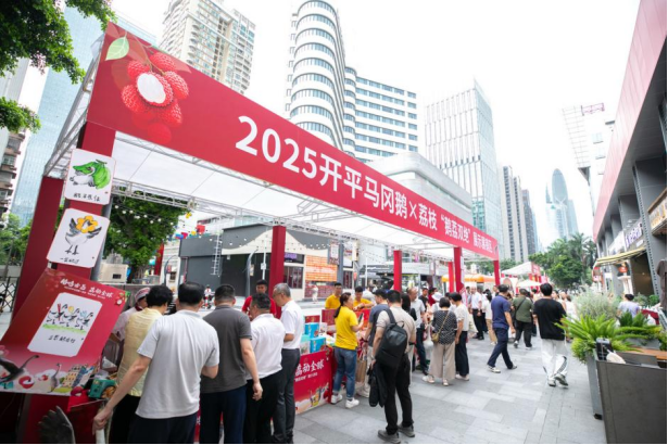 6月26日，2025年江门开平马冈鹅×荔枝“鹅荔双绝”推介活动在广州289艺术园区举办。吴秒衡摄