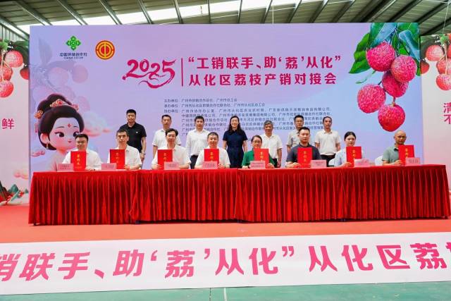 6月30日,广州市供销合作总社、广州市总工会共同举办“工销联手、助‘荔’从化”荔枝产销推荐会,搭建荔枝产销对接平台,助力全市荔枝销售工作 6月30日,广州市供销合作总社、广州市总工会共同举办“工销联手、助‘荔’从化”荔枝产销推荐会,搭建荔枝产销对接平台,助力全市荔枝销售工作