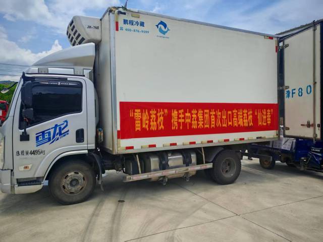 “雷岭荔枝”高端品种首次实现出口。