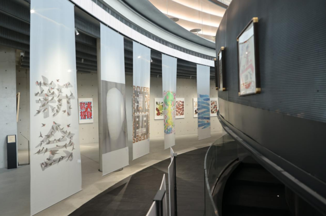 馆内展出的“江门人文城市视觉创意设计展” 馆内展出的“江门人文城市视觉创意设计展”